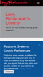 Mobile Screenshot of levyrestaurants.myguestaccount.com
